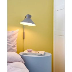 kinkiecik.pl Metalowa lampa ścienna Dial - Nordlux, szary 2213371010
